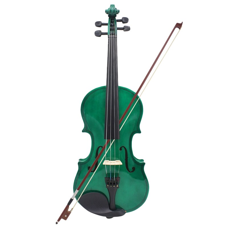 ABUO-4/4 Full Size Acoustic Violin Fiddle With Case Bow Rosin Violin
