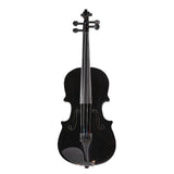 Handmade 1/8 Size  Acoustic Violin Gloss 4 Color Fiddle with Case Bow Rosin Musical Instrument For Beginner Music Lover training