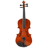 Handmade 1/8 Size  Acoustic Violin Gloss 4 Color Fiddle with Case Bow Rosin Musical Instrument For Beginner Music Lover training