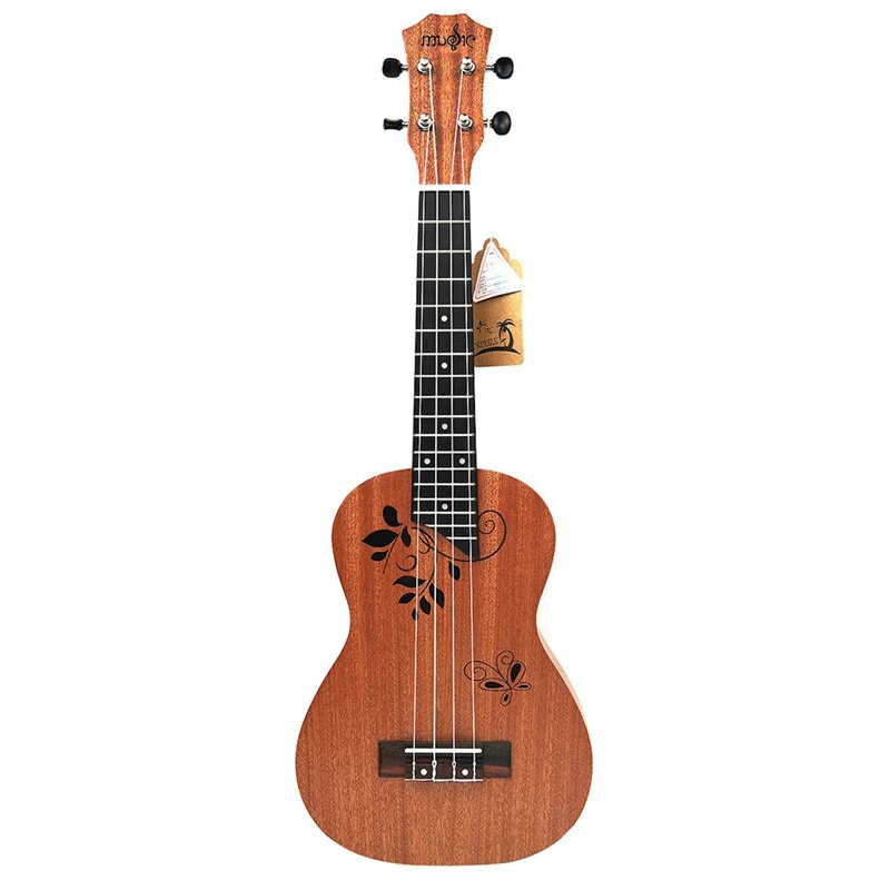23 inch Ukulele Concert Ukulele 23 Inch 17 Frets Mahogany 4 String Acoustic Beginner Hawai Guitar