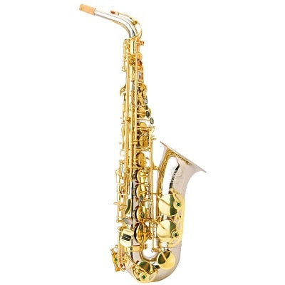 Natural shell buckle button professional performance Alto Saxophone falling tune E white brass Sax saxophone bag accessories