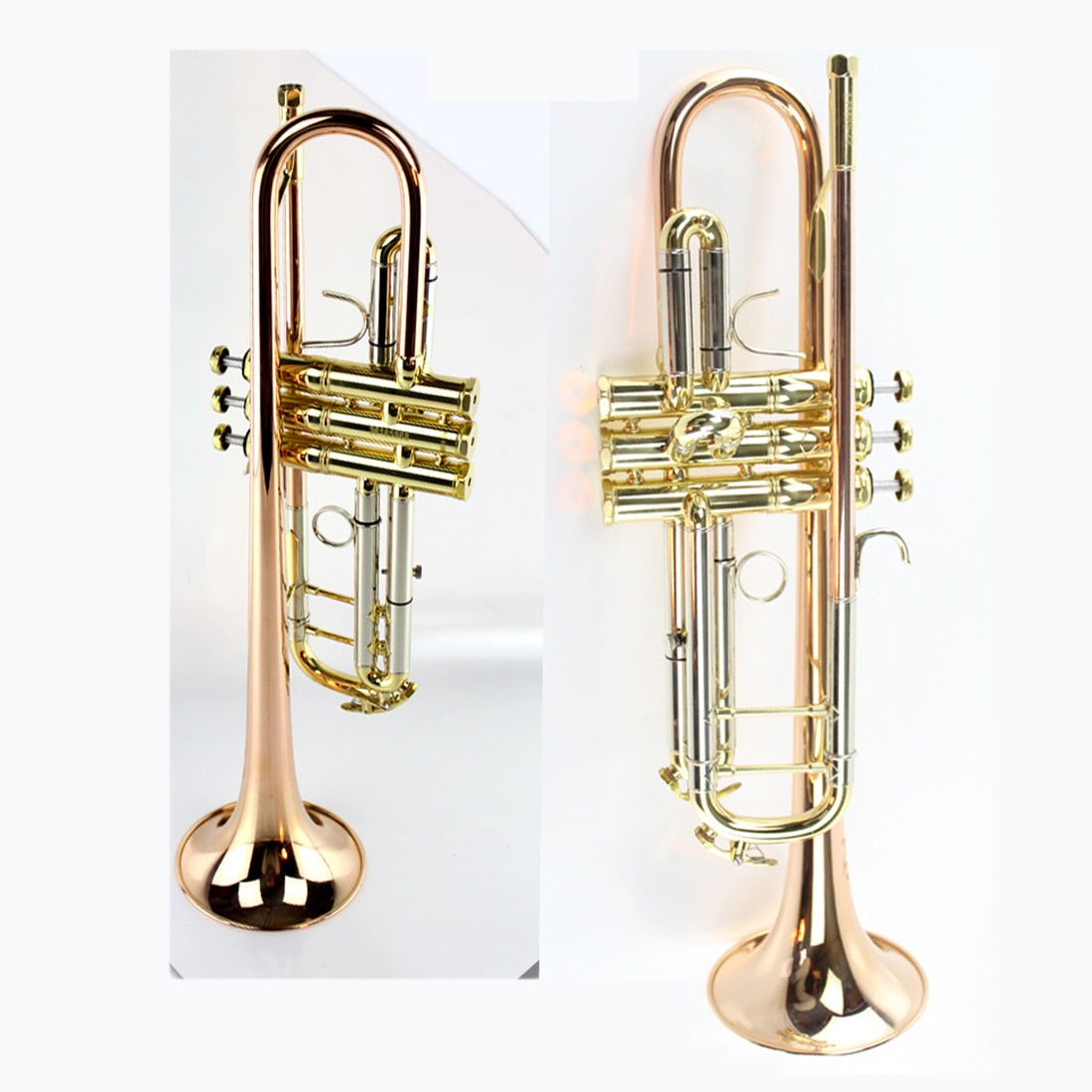 2020 New Release 3 Tones Bb Trumpet Wind Instrument Professional Brass Trumpet Musical Instruments for Concert Performance