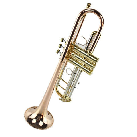 2020 New Release 3 Tones Bb Trumpet Wind Instrument Professional Brass Trumpet Musical Instruments for Concert Performance