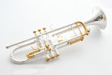 Quality Trumpet Original Silver plated GOLD KEY LT180S-72 Flat Bb Professional Trumpet bell Top musical instruments Brass