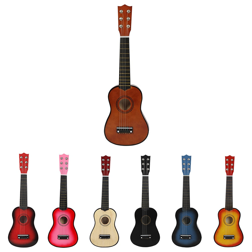 2020 New Mini 21 inch Wooden Acoustic Guitar Classical Guitar Musical Instrumental Starter Beginner Music Lovers Kids Gift