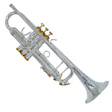 Trumpet Music instrument Bb flat trumpet Grading preferred trumpet professional music Gold Plated Button One- piece Trumpet Play