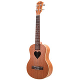 26 Inch Sapele Wood 19 Fret 26 Inch Tenor Ukulele Metal String Tuning Pegs Acoustic Cutaway Guitar Rosewood Fingerboard Hawaii
