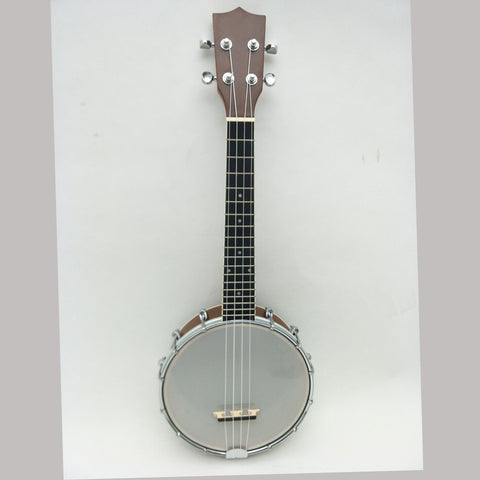 Western Sapele Four- String Banjo Ethnic Musical Instruments Mini Primary Class