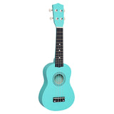 21 Inch Small Acoustic Soprano Ukulele Colorful Basswood Ukulele For Novice Guitar Learner Green Cheap Uku