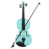 ABUO-4/4 Full Size Acoustic Violin Fiddle With Case Bow Rosin Violin