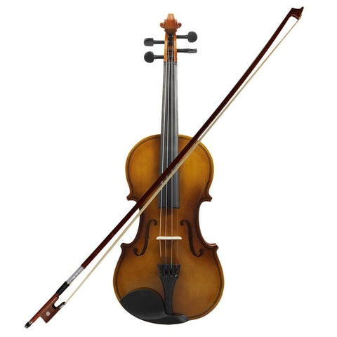 ABUO-4/4 Full Size Acoustic Violin Fiddle With Case Bow Rosin Violin