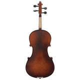 Full Size Violin Retro Acoustic Fiddle Solid Wood Spruce Maple Veneer with Bow Case Rosin Cloth Strings Shouder Rest