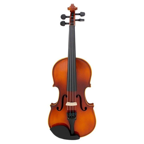 Full Size Violin Retro Acoustic Fiddle Solid Wood Spruce Maple Veneer with Bow Case Rosin Cloth Strings Shouder Rest