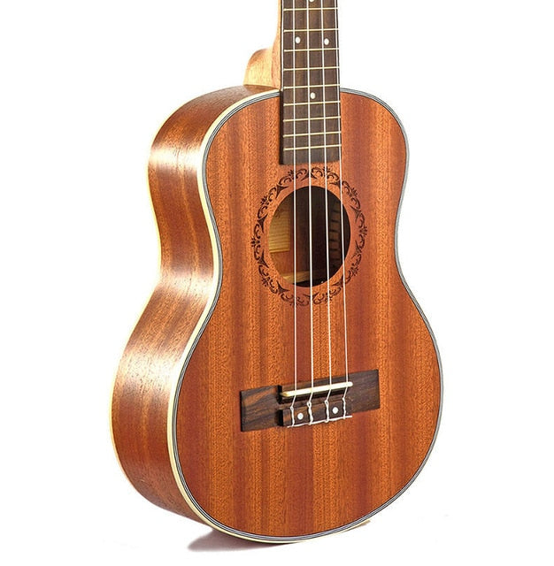 SevenAngel 23" Concert Ukulele 4 AQUILA Strings Hawaiian Mini Guitar Uku Acoustic Guitar Ukelele 12 Patterns guitarra send gifts